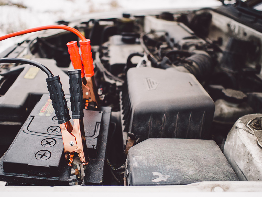 Battery enlarged view